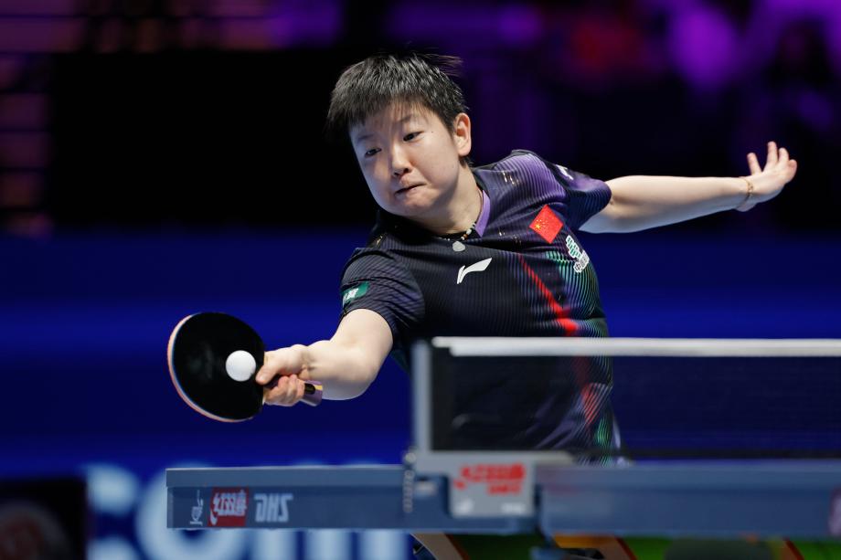 九游游戏中心-国际乒联单打世界杯：孙颖莎4-0沙宾·温特晋级决赛